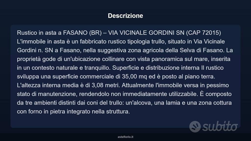 Immobile in asta di 35 m² a Fasano - Vista 4