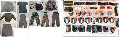 Abbigliamento militare scudetti patch drop e altro