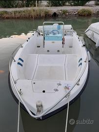 Barca 40 cavalli buono stato con carrello