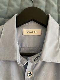Camicia Aglini tg42 mod. David celeste