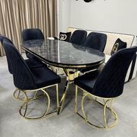 Tavolo da pranzo in MDF di alta qualità+ 6 sedie