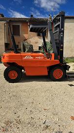 Muletto carrello elevatore LINDE H60 diesel