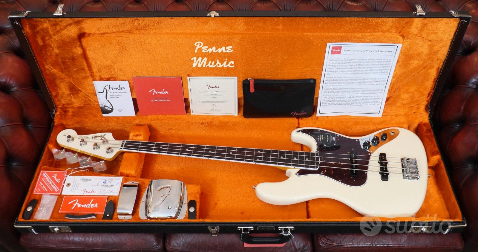 Subito Penne Music Fender American Vintage Ii 1966 Jazz Bass