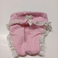 Mutandina con pizzo in cotone elasticizzato