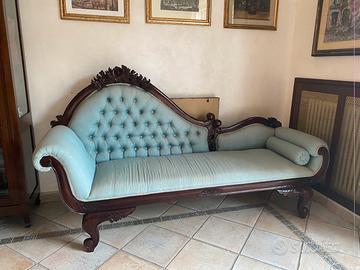 Divano Dormeuse antico vittoriano ‘800