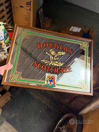 SPECCHIO QUADRO VINTAGE  PUB DOUGLAS SCOTCH ALE