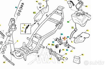 Biella supporto motore Aprilia SR 50 AP8232676