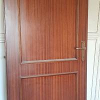 2 porte 200x80 e 1 porta 200x60 in legno mogano