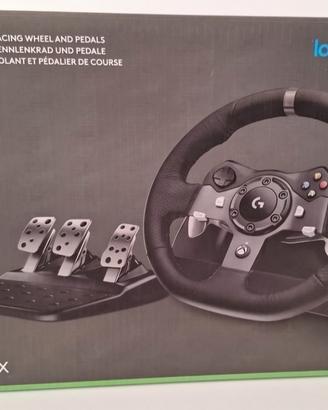 Volante e Pedaliera Logitech G920 per Xbox