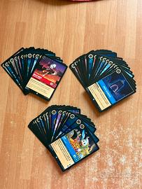 Lotto carte Disney Lorcana, One Piece e Pokemon