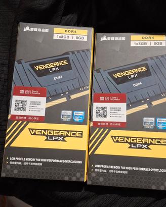 Titolo:
RAM Corsair Vengeance LPX DDR4 16GB (2×8GB