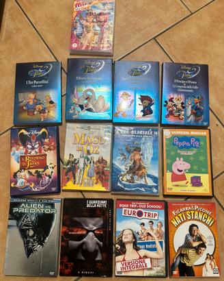 Dvd delle favole di Walt Disney