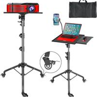 Treppiede per computer regolabile con ruote