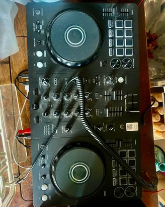 Consolle dj + casse + cuffie professionali + cavi