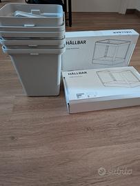 HALLBAR IKEA 4 contenitori immondizia