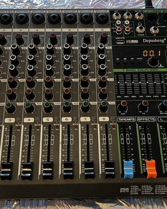 Mixer 8 Canali con Effetti DSP | Buone Condizioni