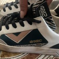 Sneakers Kyle D855 zebra / petrolio