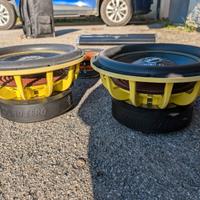 2 Subwoofer Ground Zero 30CM 1500w RMS