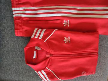 TUTA ADIDAS SUPER STAR ROSSA 12 ANNI
