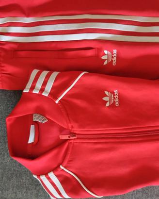 TUTA ADIDAS SUPER STAR ROSSA 12 ANNI