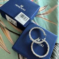 Orecchini a cerchio Swarovski