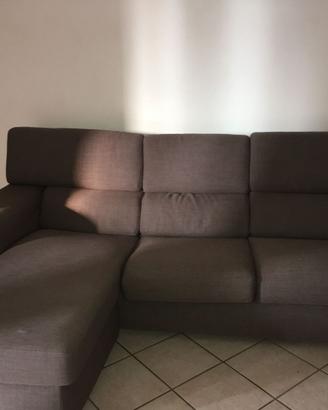 Divano 3 posti con chaise longue
