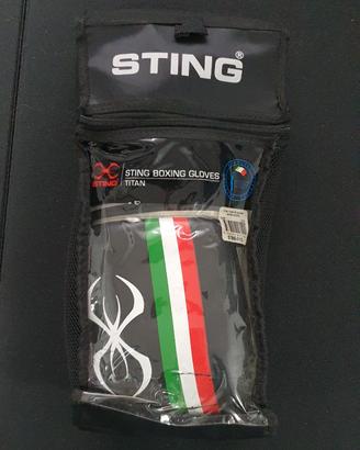 Guanti da boxe Sting + fasce per le mani