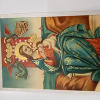 Santino vintage santuario Maria SS di Custonaci