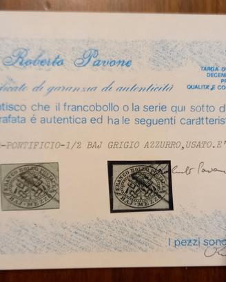 Stato pontificio 1/2 Baj  usato