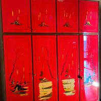 Armadio vintage stile orientale
