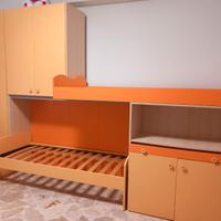 cameretta soppalco 3 letti