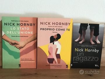 Lotto 3 Libri Nick Hornby Alta Fedeltà
