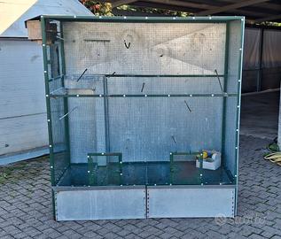 Gabbia per uccelli volatili canarini cocorite