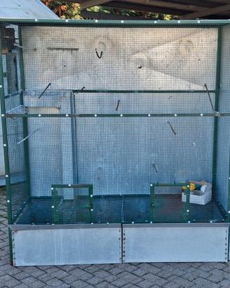 Gabbia per uccelli volatili canarini cocorite