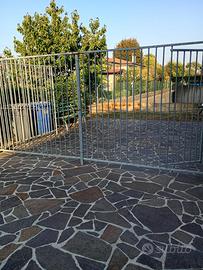 Recinto / gabbia per cani in metallo zincato – €70