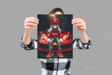 Stampa Fotografica Lucida A4 - Super Mario Urban 