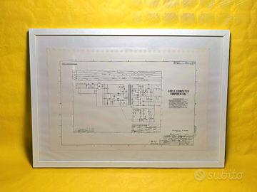 ✅ Raro Schema Elettrico Alimentatore Apple III '83