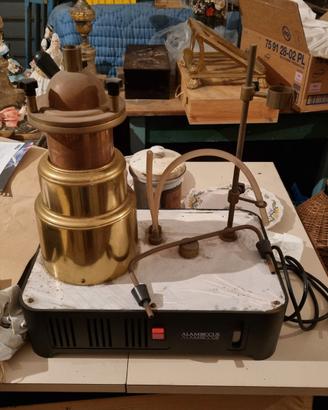 Alambicco vintage – distillatore in metallo