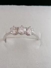 ANELLO  ORO BIANCO