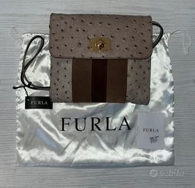 Borsa Furla originale – pelle effetto struzzo