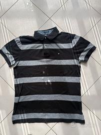 Polo a striscie Tommy Hilfiger taglia M