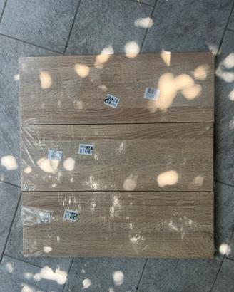 3 Mensole IKEA effetto rovere 19,5 × 22 cm – Nuove