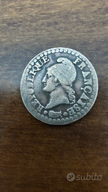Moneta 1 centesimo Repub.Francese "Dupre"