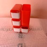 Contenitore da scrivania design vintag