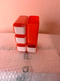 Contenitore da scrivania design vintag