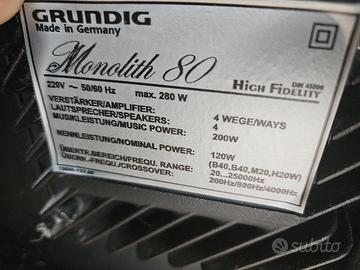 Grundig Monolith 80 & Monolith 50