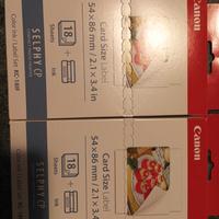 Canon card size label
