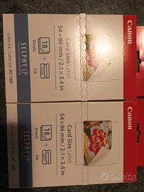 Canon card size label