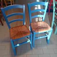 sedie azzurre