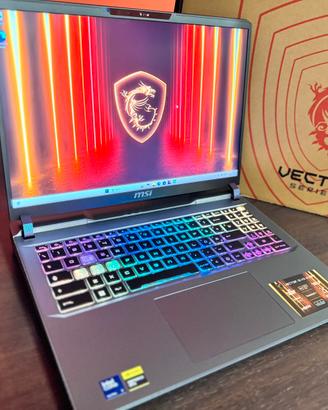 MSI VECTOR  16 NUOVO RTX 5070TI 12 VRAM 32GB RAM
